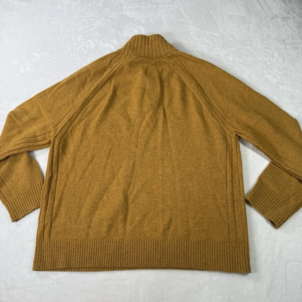 Banana Republic Sweater Mens XL‎ Burnt Orange Pullover Italian Wool Blend SOFT
